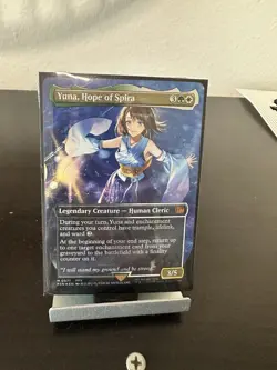 Yuna, Hope of Spira (Borderless) (Chocobo Track Foil) Final Fantasy Foil - Image 2