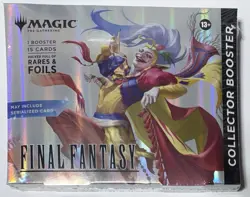 MAGIC THE GATHERING MTG FINAL FANTASY COLLECTOR OMEGA BOOSTER BOX SEALED 195166271156 - Image 1