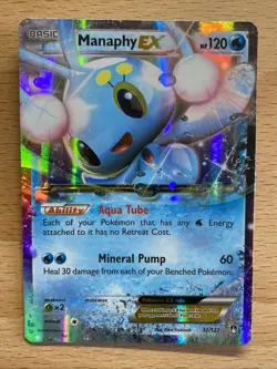Manaphy EX (32/122) XY: BREAKpoint - Holo Ultra Rare. Pokemon TCG - Image 1