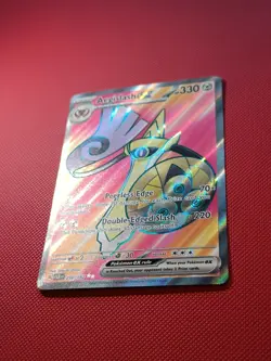 Pokemon TCG Aegislash ex 230/182 Paradox Rift Holo Ultra Rare/Full Art Card - Image 2