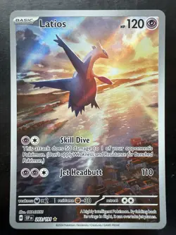 Pokemon Latios 203/191 Sv08: Surging Sparks Holo (NM) - Image 1