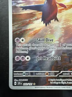 Pokemon Latios 203/191 Sv08: Surging Sparks Holo (NM) - Image 4