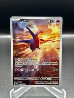 Pokemon Latios 203/191 Sv08: Surging Sparks Holo - Image 1