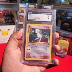 2000 Pokemon Mew Holo #9 Black Star Promo • CGC 9 MINT Wotc Vintage - Image 3