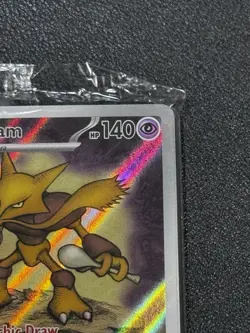 2025 Mega Evolution Pokemon Center Stamped Black Star Promo Alakazam 009 SEALED - Image 4