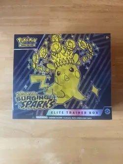 POKEMON TCG SCARLET VIOLET SURGING SPARKS ETB ELITE TRAINER BOX FACTORY SEALED - Image 1