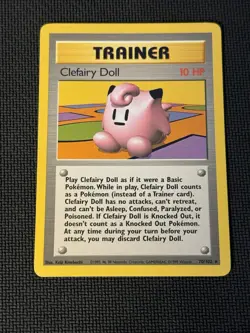 Clefairy Doll 70/102 - Pokemon Base Set Unlimited 1 - Image 1