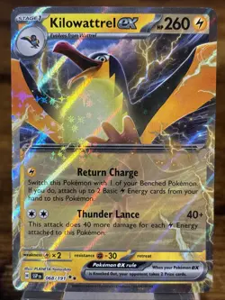 Kilowattrel ex 68/191 Surging Sparks Double Rare NM Scarlet & Violet Pokemon TCG - Image 1