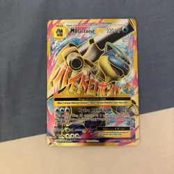 M Blastoise EX 102/108 Mega Full Art Ultra Rare XY Evolutions Pokemon TCG Holo - Image 1