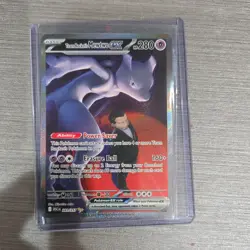 Pokemon Team Rocket's Mewtwo EX Sv10 Destined Rivals 231/182 Holo Rare English . - Image 1