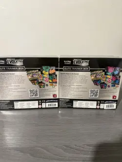 Pokemon TCG Sword & Shield Evolving Skies Elite Trainer Box Set of 2 ETBs Sealed - Image 2