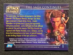 Star Wars Episode II Attack of the Clones 2002 Topps Base & Chase Cards -Singles - Image 3