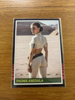 PADME AMIDALA Trading Card Art Natalie Portman Star Wars - Image 1