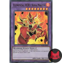 Yugioh Elemental HERO Nova Master BLLR-EN056 Ultra Rare 1st Edition NM - Image 1
