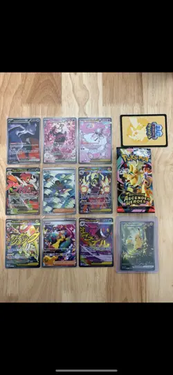 Pokemon Ascended Heroes GOD PACK!!! Pikachu EX SIR 276/217 PLUS!!! (Pack Fresh) - Image 1