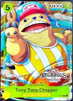Tony Tony Chopper RARE REGIONALS CHAMPIONSHIP ALT ART SSP ONE PIECE TCG MINT - Image 1