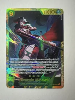 One Piece TCG - The Azure Sea’s Seven - Dracule Mihawk OP14-119 SEC - NM Foil - Image 1