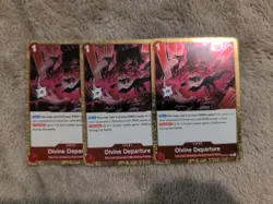 Divine Departure Event OP10-019 R Royal Blood Foil Playset X3 ONE PIECE - Image 1