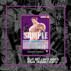 One Piece Charlotte Katakiri Complete Deck - OP11 Big Mom Pirates - Image 2