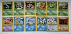 Pokemon Lot Of 12 First Edition Neo Genesis Slowpoke Bayleef Ariados Furret NM-M - Image 1