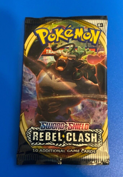 Pokemon Trading Card Game Sword & Shield Rebel Clash Booster Pack x1 Sealed - Image 1