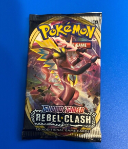 Pokemon Trading Card Game Sword & Shield Rebel Clash Booster Pack x1 Sealed - Image 2