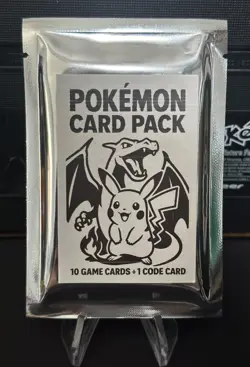 Pokemon TCG Mystery Booster Pack Sealed Pack 10 Cards 3 Guaranteed Hits - Image 2