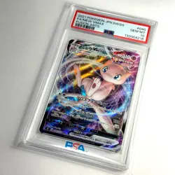 2021 POKEMON JPN SWORD & SHIELD FUSION ARTS #040 FULL ART/MEW VMAX PSA 10 - Image 3