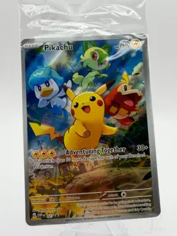 Pikachu 027 Sv: Scarlet & Violet Promo Cards Holo Sealed - Image 1