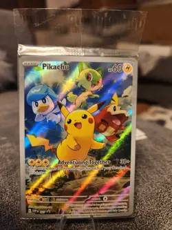 Pikachu 027 Sv: Scarlet & Violet Promo Cards Holo -SEALED - Image 1