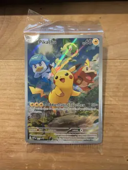 Pikachu 027 Sv: Scarlet & Violet Promo Cards Holo SEALED - Image 1