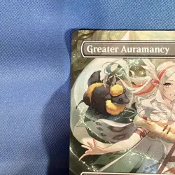 Greater Auramancy Anime Borderless MTG WOT 0064 NM Mythic Enchantress EDH - Image 2