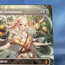 Greater Auramancy Anime Borderless MTG WOT 0064 NM Mythic Enchantress EDH - Image 3