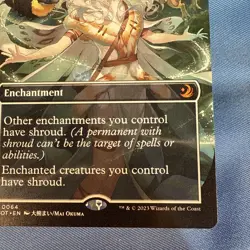 Greater Auramancy Anime Borderless MTG WOT 0064 NM Mythic Enchantress EDH - Image 4