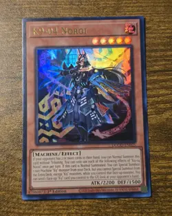 K9-04 Noroi DOOD-EN025 Ultra Rare NM Doom Of Dimensions Yugioh TCG 1st Edition - Image 1