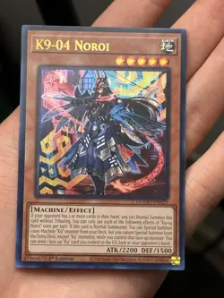 Yugioh Tcg K9-04 Noroi | DOOD-EN025 | Ultra Rare | 1st Edition NM - Image 2