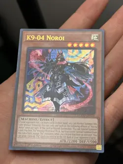 Yugioh Tcg K9-04 Noroi | DOOD-EN025 | Ultra Rare | 1st Edition NM - Image 3