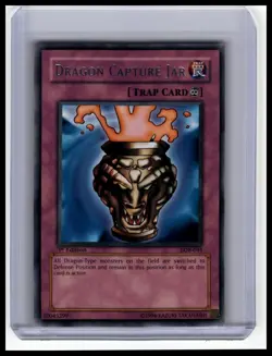 1st Edition The Legend of Blue Eyes White Dragon #LOB-045 Dragon Capture Jar - Image 1