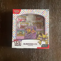 Pokemon TCG: Scarlet & Violet 151 Alakazam ex Collection Box Factory Sealed - Image 1