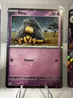 Pokemon TCG ABRA, KADABRA, ALAKAZAM ex SVP Black Star Promos SVP050 Promos - Image 3