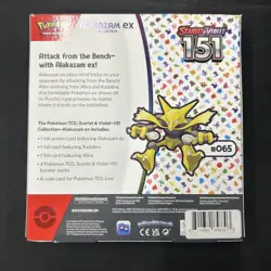Pokemon TCG: Scarlet & Violet-151 Alakazam ex Collection Box 820650855269 - Image 2