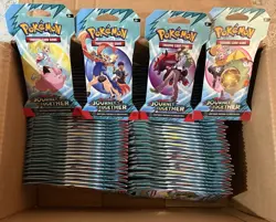 Pokemon TCG Scarlet & Violet Journey Together - 80 Sleeved Booster Packs Sealed - Image 1