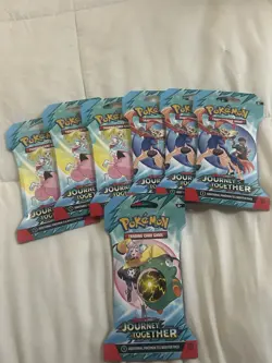 Pokemon TCG Scarlet & Violet: Journey Together Booster Pack Sleeved New Sealed - Image 1