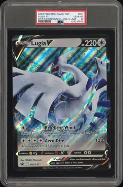 2023 Pokemon Swsh Black Star Promo Jumbo #301 Lugia V PSA 10 - Image 1
