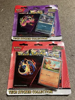 Pokemon TCG Ascended Heroes Tech Sticker Collection Bundle X 2 - Image 1