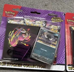 Pokemon TCG Ascended Heroes Tech Sticker Collection Bundle X 2 - Image 3