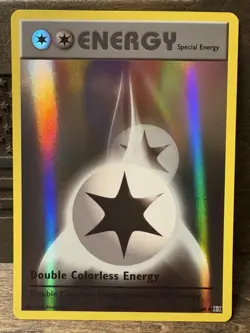 Double Colorless Energy 90/108 Reverse Holo Pokemon Card NM - Image 1