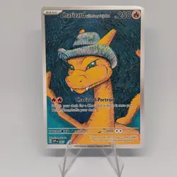 Charizard with Grey Felt Hat Pokemon x Van Gogh ACG Art Card - Image 1