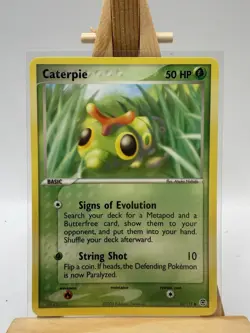 Caterpie 56/112 EX FireRed & LeafGreen Non Holo Pokemon Card LP - Image 1