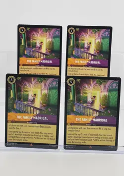 Disney Lorcana The Family Madrigal 40/204 Archazia's Island Rare 4 Cards - Image 1